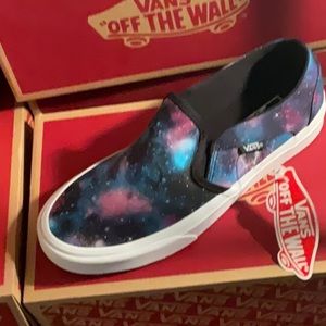 New women’s Asher Vans Galaxy print